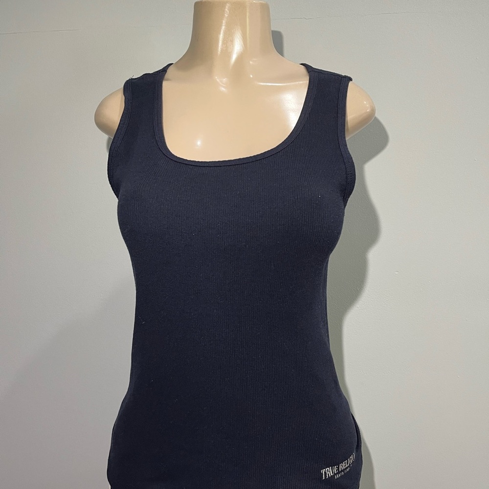 True Religion Dark Blue Women's Tank Top